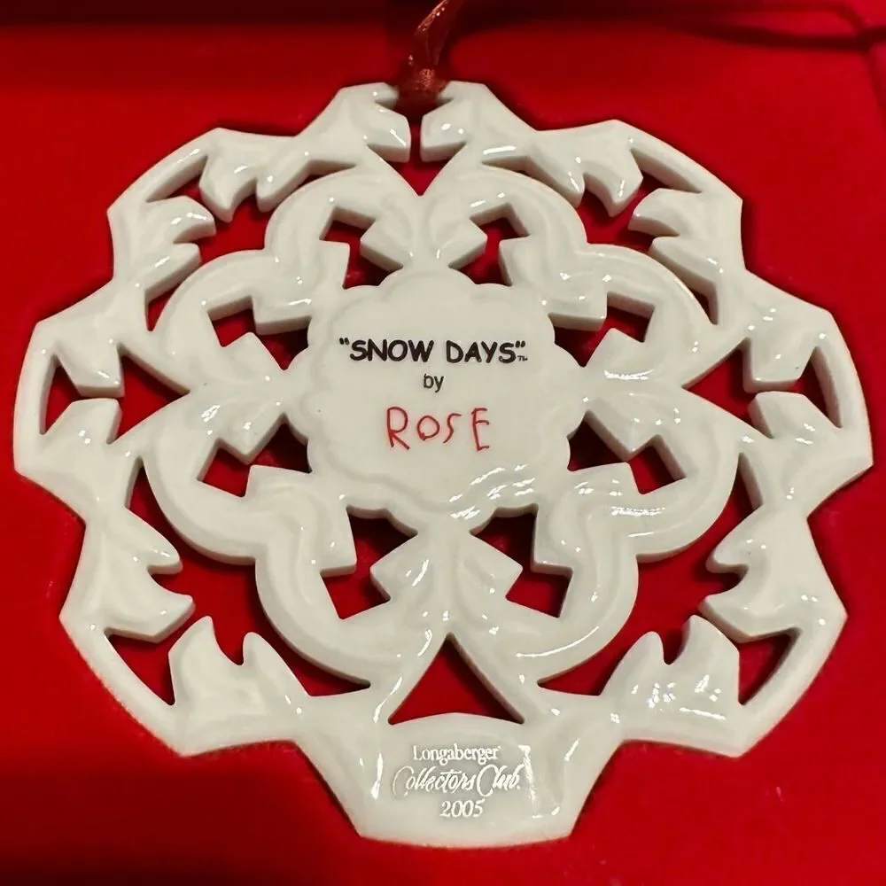 Longaberger Collectors Club 2005 Ornament